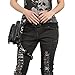Steampunk Gothic Waist Bag Retro Rock Shoulder Bag Womens Vintage Leather Leg Bag