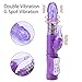 HouRan 12 Modes Jack Vibrate Rabbit Toys For Women Rotation Thrusting Endless Pleasure Adult Games Party Supplies (Pink)