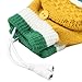 2015 New Laptop Women's USB Heated Half & Full Finger Winter Warm Hand Gloves Warmer Wool