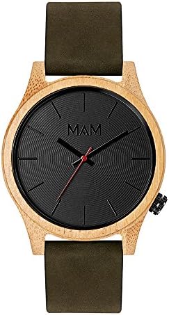 MAM Originals · Quail - Men’s Watch - Minimalist and Elegant Design - Wood Watch Made from sustainably sourced Bamboo