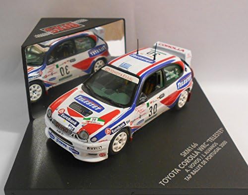 Skid 1/43 Scale Diecast Model SKM166 TOYOTA CORLLA WRC 'TELESET' PORTUGAL 2000
