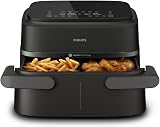 Philips Dual Basket Airfryer 1000 Series 7.1L RapidAir 10 Functions NA154/09