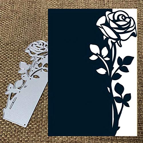 4 Set Rose Flower Cutting Dies, Embossing Stencil Cutter Templates for Scrapbooking Card Making DIY Craft