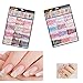 Franterd Full Cover Nails, Acrylicfull Cover False Nail Art - French Designtips -144PCS