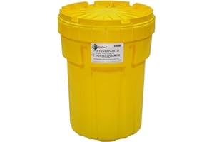 Enpac Poly-Overpack Salvage Drum, Yellow (30 Gallon Wheeled)