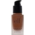 e.l.f. Flawless Satin Foundation, Lightweight & Medium Coverage, Semi-Matte Finish, Vegan & Cruelty-Free, Mocha, 0.68 Fl Oz (20mL)