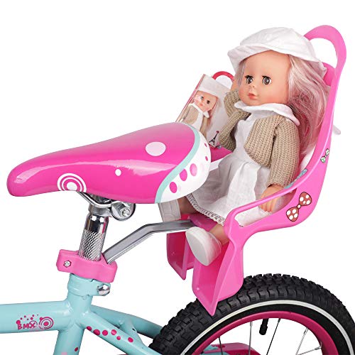 DRBIKE Baby Doll Bike Seat for Child Bike Attachment with Decorate