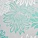 Comfort Spaces Enya Bathroom Shower Floral Printed Cute Chic Microfiber Fabric Bath Curtains, 72