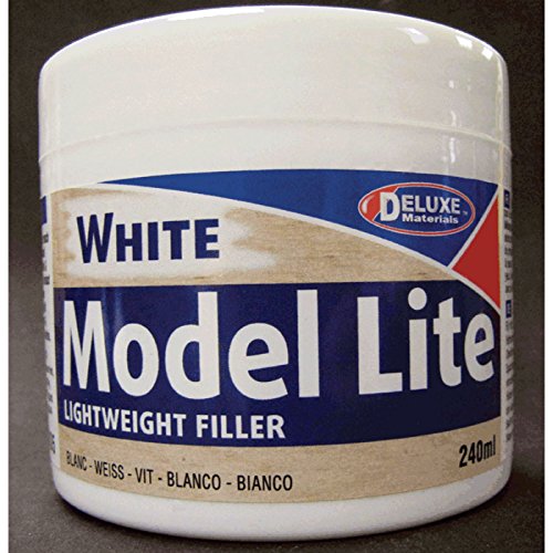 DELUXE MATERIALS Model Lite Balsa Filler, White: 240cc