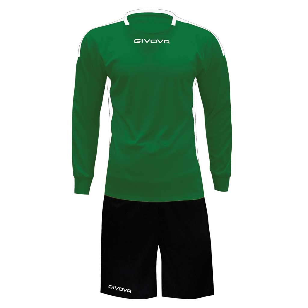givova KITC64, unisex_adult, KITC63, green-black, 3XS