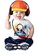 InCharacter Costumes Baby's Baby Beats, White/Orange, Large