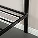 Zinus Cherie Faux Leather Classic Platform Bed Frame with Steel Support Slats, Twin