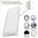 iPhone 7 Plus Anti-Gravity Phone Case, Nano Hands-Free Selfie Clear Protective Goat Case Stick to Mirror, Glass, Tile, Smooth Surface - Clear edge