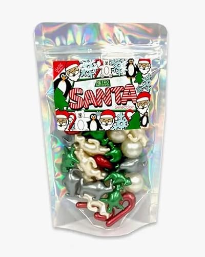 Bare Boutique Retro Bath Pearls Santa Selection 30 Festive Pears
