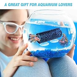 Abizoo Betta fish toys,Betta tunnel black,Small