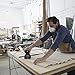 Random Orbit Sander, TECCPO 5-inch 2.4Amp/12,500 OPM Orbit Sander with 12 Pcs Sandpapers, Recyclable Cotton Dust Bag, Dust Collection System for Tight Spaces Sanding in Home Decoration - TARS23P