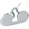 NOOZ Optics Unisex Armless Reading Glasses - Slim & Lightweight Reading Glasses for Women & Men with Compact Case Oval