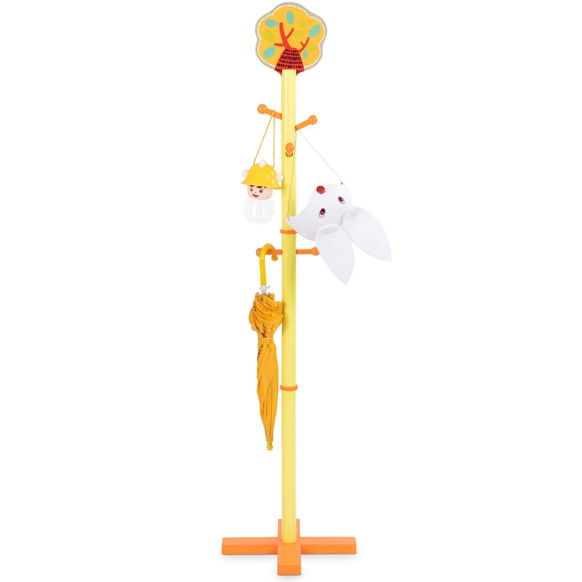 Best Frenchi Home Furnishing Kids Coat Rack, White