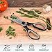 Ultra Sharp Multi-Purpose Kitchen Scissors, Premium Kitchen Shears Heavy Duty Stainless Steel Blades with Soft Grip Handles for Meat, Fish & Vegetables, Poultry Shears & Heavy Duty Scissors - by Zulay