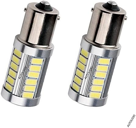 AUTOUS90 2 X 1156 1141 1003 BA15S 33-SMD High Power Backup Reverse Turn Signal LED Light