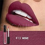 Matte Lipstick Focallure Purple Plum Stay On Glossier Lip Gloss Long Lasting Colorstay Liquid Waterproof Makeup Shimmer Lipgloss Wine
