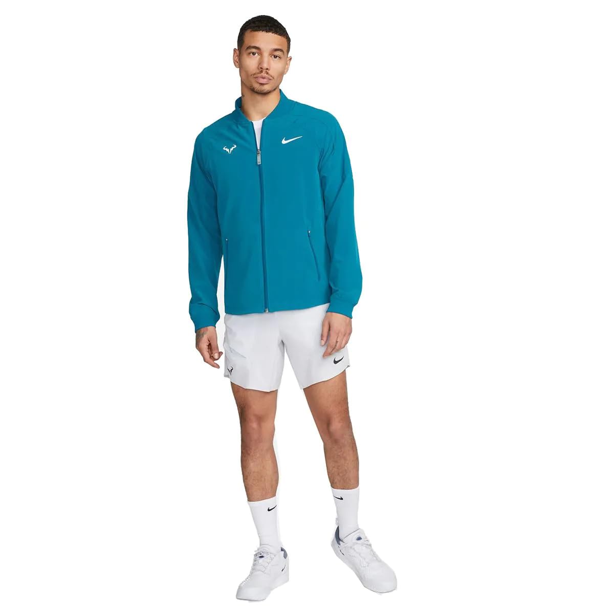 Nike Mens Rafa Tennis Jacket グリーン 米国Mサイズ Nike DRI FIT RAFA NADAL US SERIES MEN'S TENNIS JACKET