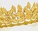 Bridal Hair Crown Headband Vintage Gold Tiara with Adjustable Multi Leaf Branch - Goddess Dainty Wedding Headpiece