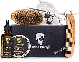 beard grooming & trimming kit for men care beard brush beard comb