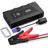 SUAOKI Car Jump Starter-1000A Peak 12000mAh, 12V Auto Battery Booster(up to 7.0L Gas and 5.5L Diesel Engine), Portable Power Pack with Type-C and USB 3.0 Quick Charge, Smart Battery Clamps