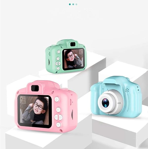 Dual Lens ChildrenS Camera Hd Mini Digital Camera Small Slr Dual Lens Camera Blue