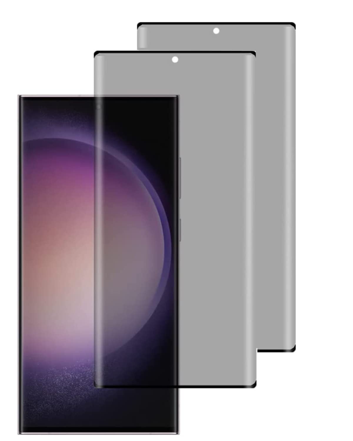 Fiokxie 2 Pack Anti-Spy Screen Protector for HONOR Magic 5 Lite 5G- Full Screen Privacy Screen Protector, 3D Tempered Glass Film, 9H Hardness Anti-Peeping Full Coverage Protector Anti Scratch Screen