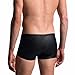FEESHOW Men's Faux Leather Wet Look Buckled Pouch Boxer Shorts Briefs Pants