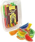 Boston Assorted Fruit Slices - Candy Fruit Jelly Slices unwrapped bulk (20oz)