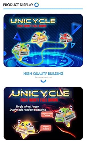 High Speed Unicycle Tumbler Gyroscope Tops Puzzle Spinner Toy for
