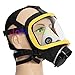Electric Constant Flow Supplied Air Fed Full Face Gas Mask Respirator System