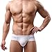 NEARTIME Men's Underwear, Mens Low Waist Boxers Briefs Men Underpants Soft Shorts (L, White) …