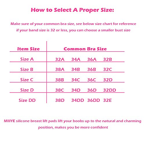 MIILYE Breast Lifting Gel Tape, [Skin-friendly] Reusable Nipple Cover Pasties Lift Adhesive Petal Stick for Cup B(32C,34B,36B,38A), Soft Silicone (Size:B) - Thumbnail 5
