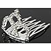 kilofly 13pc Princess Party Favor Crown Crystal Rhinestone Tiara Hair Comb Clip