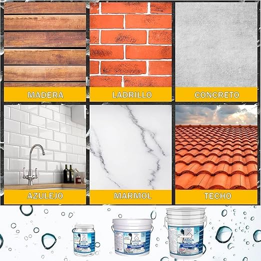 Sellador Transparente Impermeabilizante, 4 Litros Agua Cero, Impermeabilizante para Techo, Reparación de Recubrimiento, Sellador de grietas Aislante Lluvia, Cero Fugas
