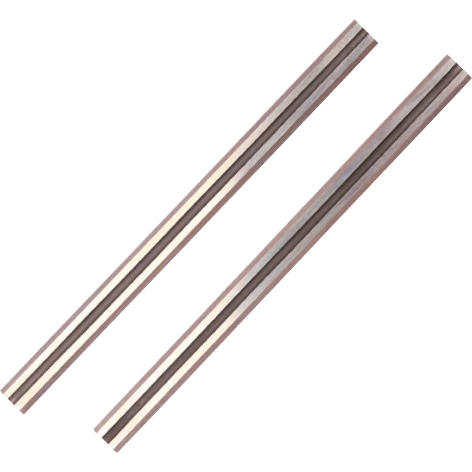 DART Planer Blades 82mm Pack of 2 - Tungsten Carbide Electric Planer Blades - Precision Ground Planer Blades - Replacement Blades for Portable Electric Planer/Wood Planer/Door Planer Power Tools