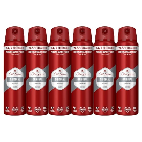 Original Desodorante Corporal En Spray Para Hombres 150 ml, Fresco 24 Horas, Todos Los Días Con Uso Diario, Perfume Duradero, Fragancia Excepcional, Protección Contra El Mal Olor