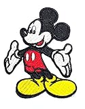 Mickey Mouse Cartoon Patch Embroidered Iron on Hat Jacket Hoodie Backpack Ideal for Gift /6cm(w) X 7.5cm(h)