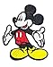Mickey Mouse Cartoon Patch Embroidered Iron on Hat Jacket Hoodie Backpack Ideal for Gift /6cm(w) X 7.5cm(h)