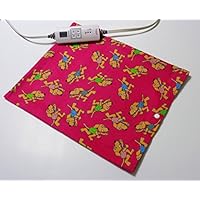 Replacement Cover for 12&rdquo; x 15&rdquo; Heating Pad ~ Heating Pad Cover ~ Cover Only ~ Swimming Dogs Print