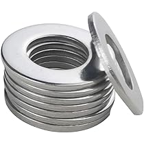 M10 x 1.5mm Flange Nuts, binifiMux Diameter 10Pcs Serrated Hex