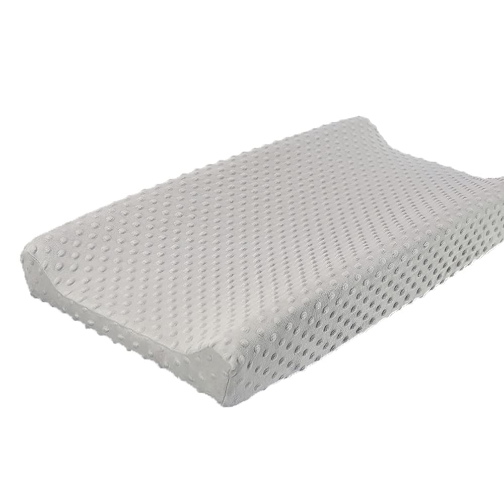 iEvolve Changing Pad Cover Ultra Soft Minky Dots Changing Table Cover Breathable Changing Table Sheet Diaper Changing Pad Cover for Baby Boys Girls (Silvergrey)