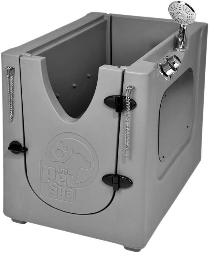 Pet Wash Enclosure with Removable Shelf