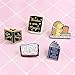 PunkStyle Novelty Plant Animal Enamel Brooches Badge for Women Girls Clothing Bag (Magic Book Set-5pcs)