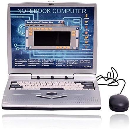 AMG Digital Fun Activities & Games Fun Laptop Learning Notebook Toy for Kids Educational Kids Laptop/Notebook/ Computer with 22 Fun Activities with Music Keyboard Include Mouse - Blue