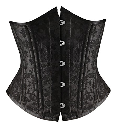 Camellias 26pc Double Steel Boned Waist Training Corset Underbust